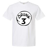 Drunk 3 St Patrick Day Funny Drunk Beer Pong Drunk 3 Garment-Dyed Heavyweight T-Shirt