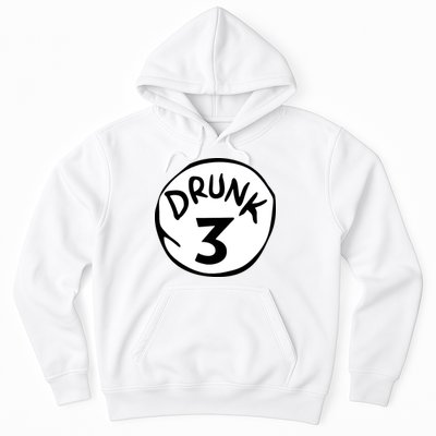 Drunk 3 St Patrick Day Funny Drunk Beer Pong Drunk 3 Hoodie