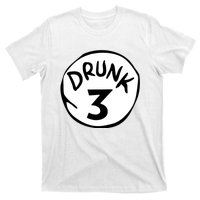 Drunk 3 St Patrick Day Funny Drunk Beer Pong Drunk 3 T-Shirt