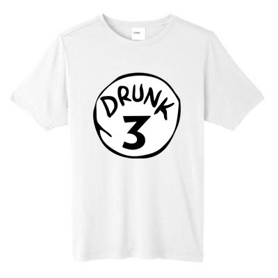 Drunk 3 St Patrick Day Funny Drunk Beer Pong Drunk 3 Tall Fusion ChromaSoft Performance T-Shirt