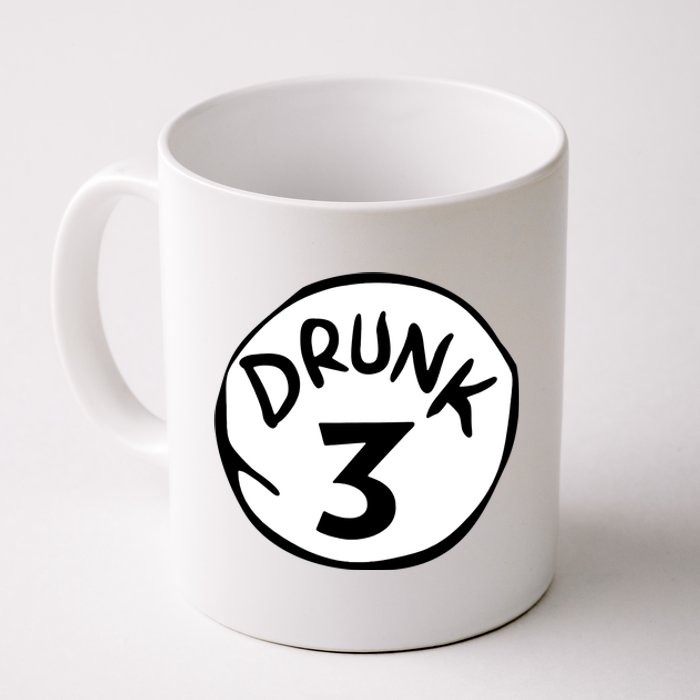 Drunk 3 St Patrick Day Funny Drunk Beer Pong Drunk 3 Coffee Mug