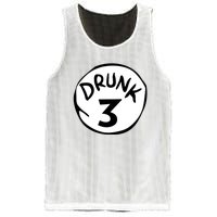 Drunk 3 St Patrick Day Funny Drunk Beer Pong Drunk 3 Mesh Reversible Basketball Jersey Tank