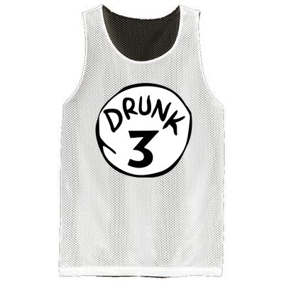 Drunk 3 St Patrick Day Funny Drunk Beer Pong Drunk 3 Mesh Reversible Basketball Jersey Tank