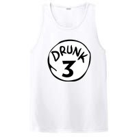 Drunk 3 St Patrick Day Funny Drunk Beer Pong Drunk 3 PosiCharge Competitor Tank