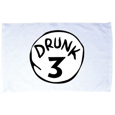 Drunk 3 St Patrick Day Funny Drunk Beer Pong Drunk 3 Microfiber Hand Towel