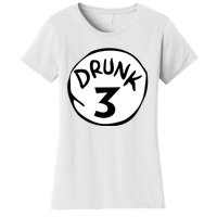 Drunk 3 St Patrick Day Funny Drunk Beer Pong Drunk 3 Women's T-Shirt