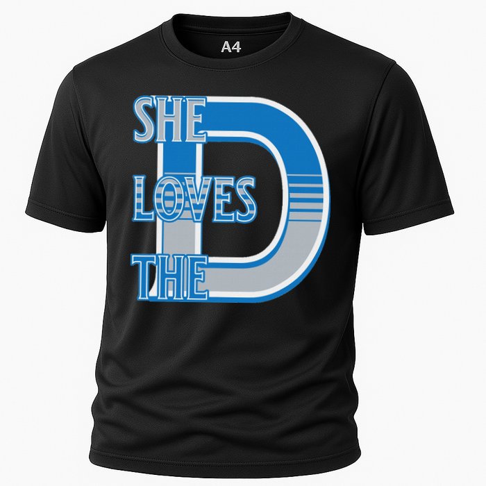Detroit 313 She Loves The D Cooling Performance Crew T-Shirt