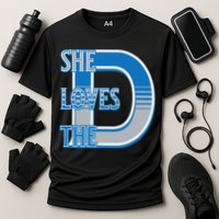 Detroit 313 She Loves The D Cooling Performance Crew T-Shirt