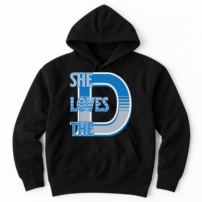 Detroit 313 She Loves The D Hoodie