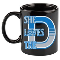 Detroit 313 She Loves The D 11oz C Handle Ceramic Mug