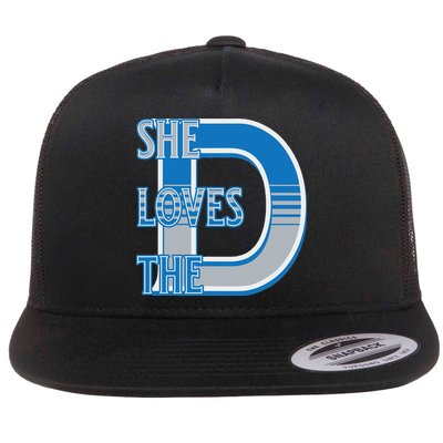 Detroit 313 She Loves The D Flatbill Hat