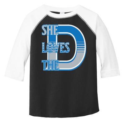 Detroit 313 She Loves The D Toddler Fine Jersey T-Shirt