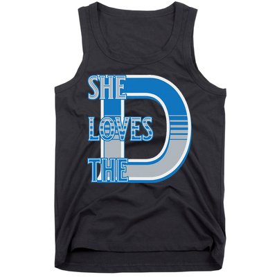 Detroit 313 She Loves The D Tank Top