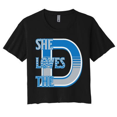 Detroit 313 She Loves The D Crop Top