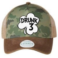 Drunk 3 Saint Patrick's Day Party Group Legacy Tie Dye Trucker Hat