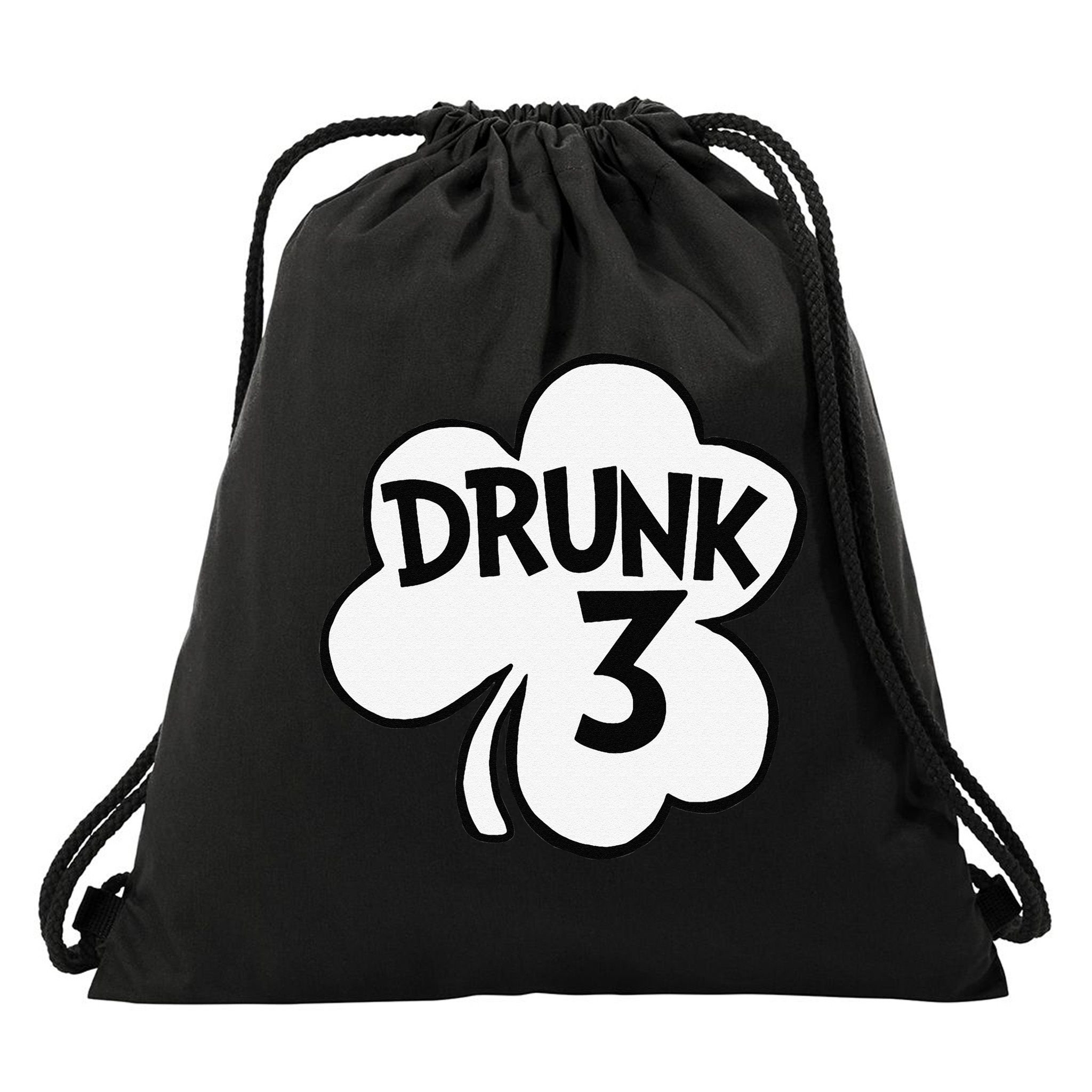 Drunk 3 Saint Patrick's Day Party Group Drawstring Bag