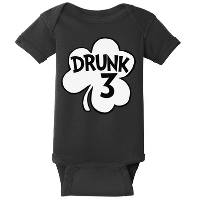 Drunk 3 Saint Patrick's Day Party Group Baby Bodysuit