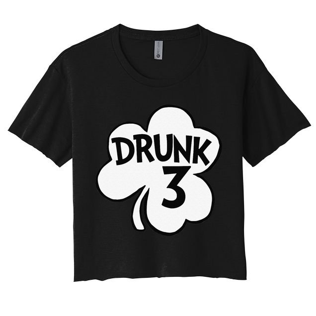Drunk 3 Saint Patrick's Day Party Group Crop Top
