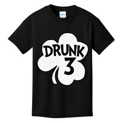 Drunk 3 Saint Patrick's Day Party Group Kids T-Shirt