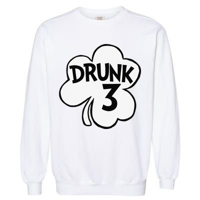 Drunk 3 Saint Patrick's Day Party Group Garment-Dyed Sweatshirt