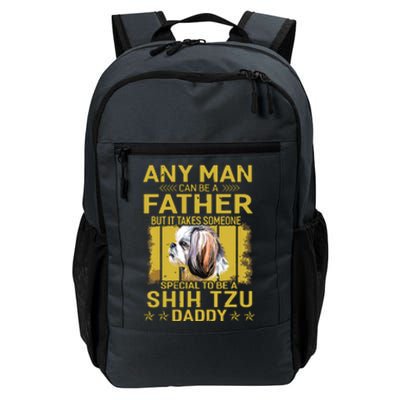 Dogs 365 Shih Tzu Dog Daddy Dad Gift For Men Daily Commute Backpack