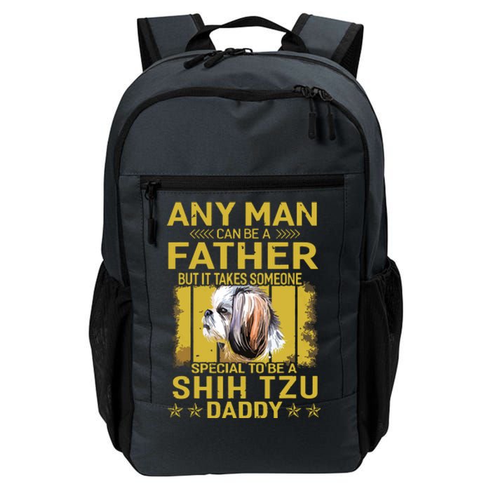 Dogs 365 Shih Tzu Dog Daddy Dad Gift For Men Daily Commute Backpack