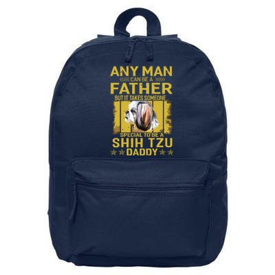 Dogs 365 Shih Tzu Dog Daddy Dad Gift For Men 16 in Basic Backpack