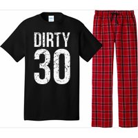 Dirty 30 Thirty Male Him Fun 30 Funny 30th Birthday Pajama Set