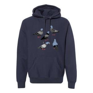 Design 33 The Pigeons Premium Hoodie