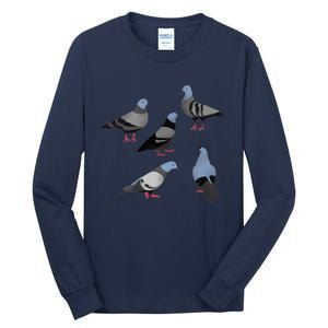 Design 33 The Pigeons Tall Long Sleeve T-Shirt