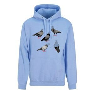 Design 33 The Pigeons Unisex Surf Hoodie