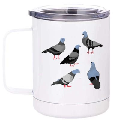 Design 33 The Pigeons 12 oz Stainless Steel Tumbler Cup