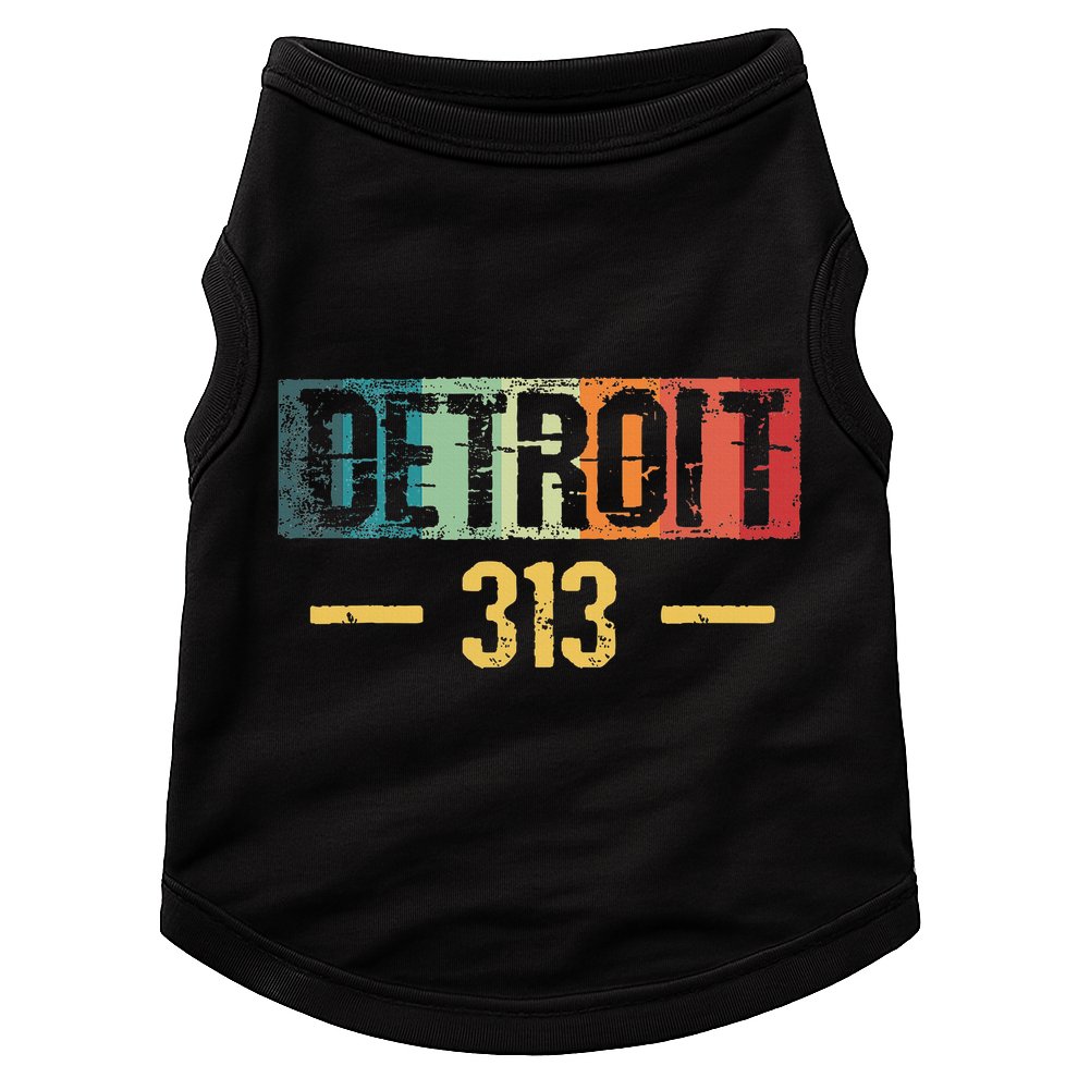 Detroit 313 Vintage Doggie Tank