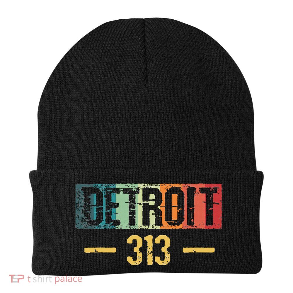Detroit 313 Vintage Beanie