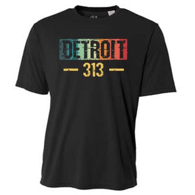 Detroit 313 Vintage Cooling Performance Crew T-Shirt