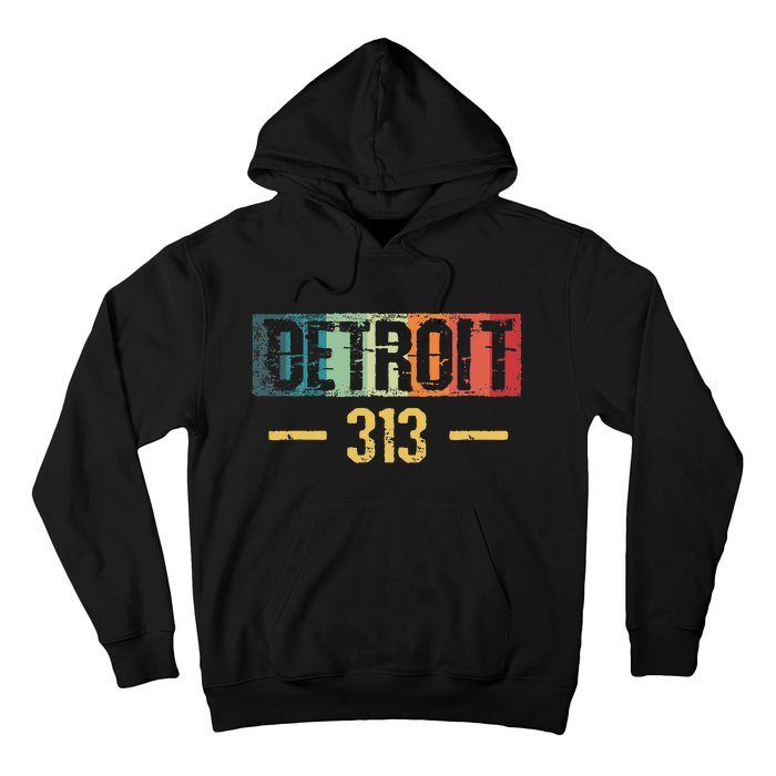 Detroit 313 Vintage Hoodie