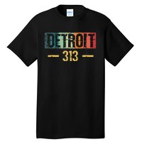 Detroit 313 Vintage Tall T-Shirt