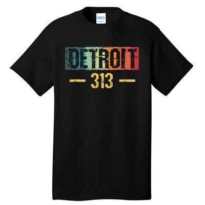 Detroit 313 Vintage Tall T-Shirt