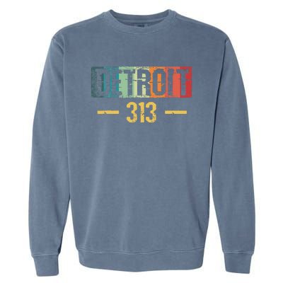 Detroit 313 Vintage Garment-Dyed Sweatshirt