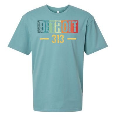 Detroit 313 Vintage Sueded Cloud Jersey T-Shirt