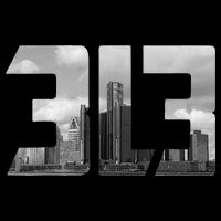 Detroit 313 Vintage Button
