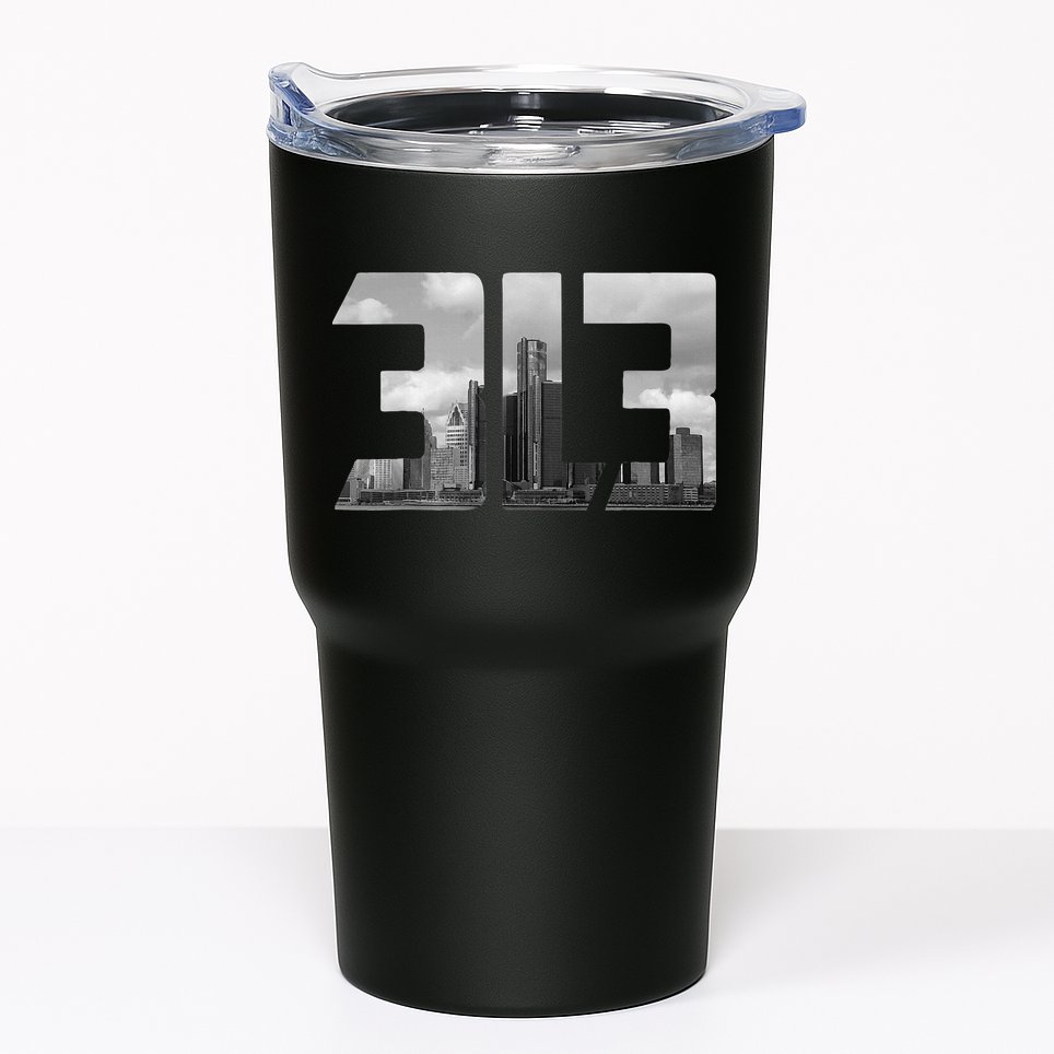 Detroit 313 Vintage Tumbler