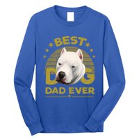 Dogs 365 Vintage Best Dogo Argentino Dad Ever Gift Gift Long Sleeve Shirt