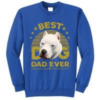 Dogs 365 Vintage Best Dogo Argentino Dad Ever Gift Gift Sweatshirt