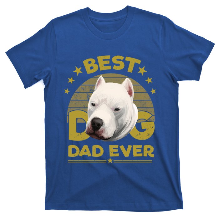 Dogs 365 Vintage Best Dogo Argentino Dad Ever Gift Gift T-Shirt