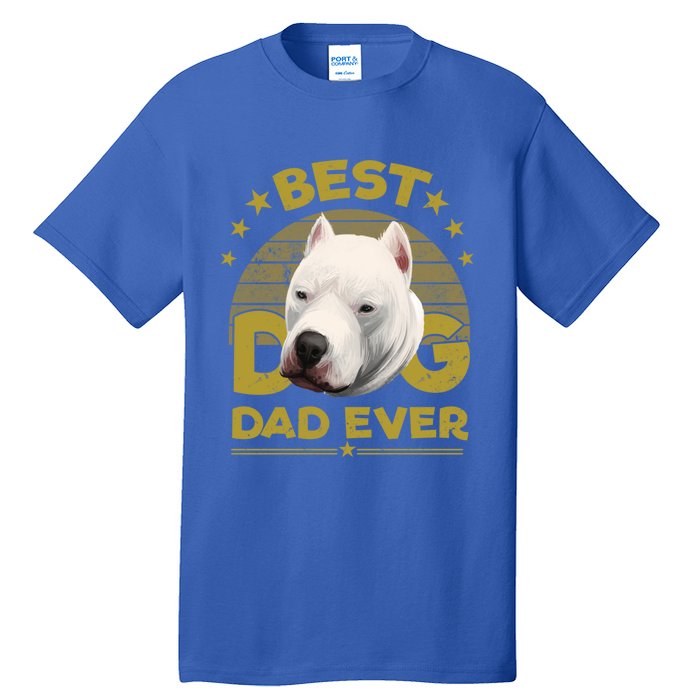 Dogs 365 Vintage Best Dogo Argentino Dad Ever Gift Gift Tall T-Shirt