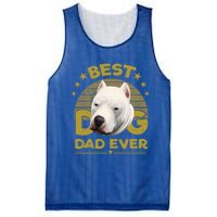 Dogs 365 Vintage Best Dogo Argentino Dad Ever Gift Gift Mesh Reversible Basketball Jersey Tank