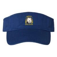 Dogs 365 Vintage Best Dogo Argentino Dad Ever Gift Gift Valucap Bio-Washed Visor