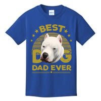 Dogs 365 Vintage Best Dogo Argentino Dad Ever Gift Gift Kids T-Shirt