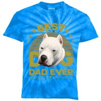 Dogs 365 Vintage Best Dogo Argentino Dad Ever Gift Gift Kids Tie-Dye T-Shirt